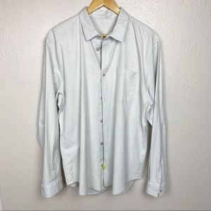 Lululemon Commission Long Sleeve Button Down, Size XL